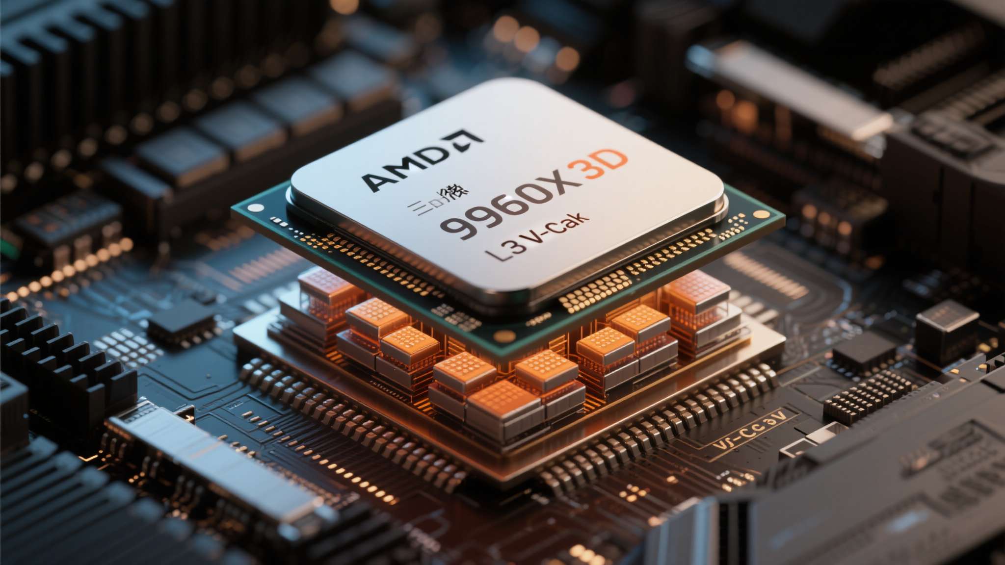 完胜! AMD 9950X3D2亚马逊销量超越所有英特尔CPU AMD 9950X3D 搭载了第三代 3D V-Cache 技术,将额外的缓存以