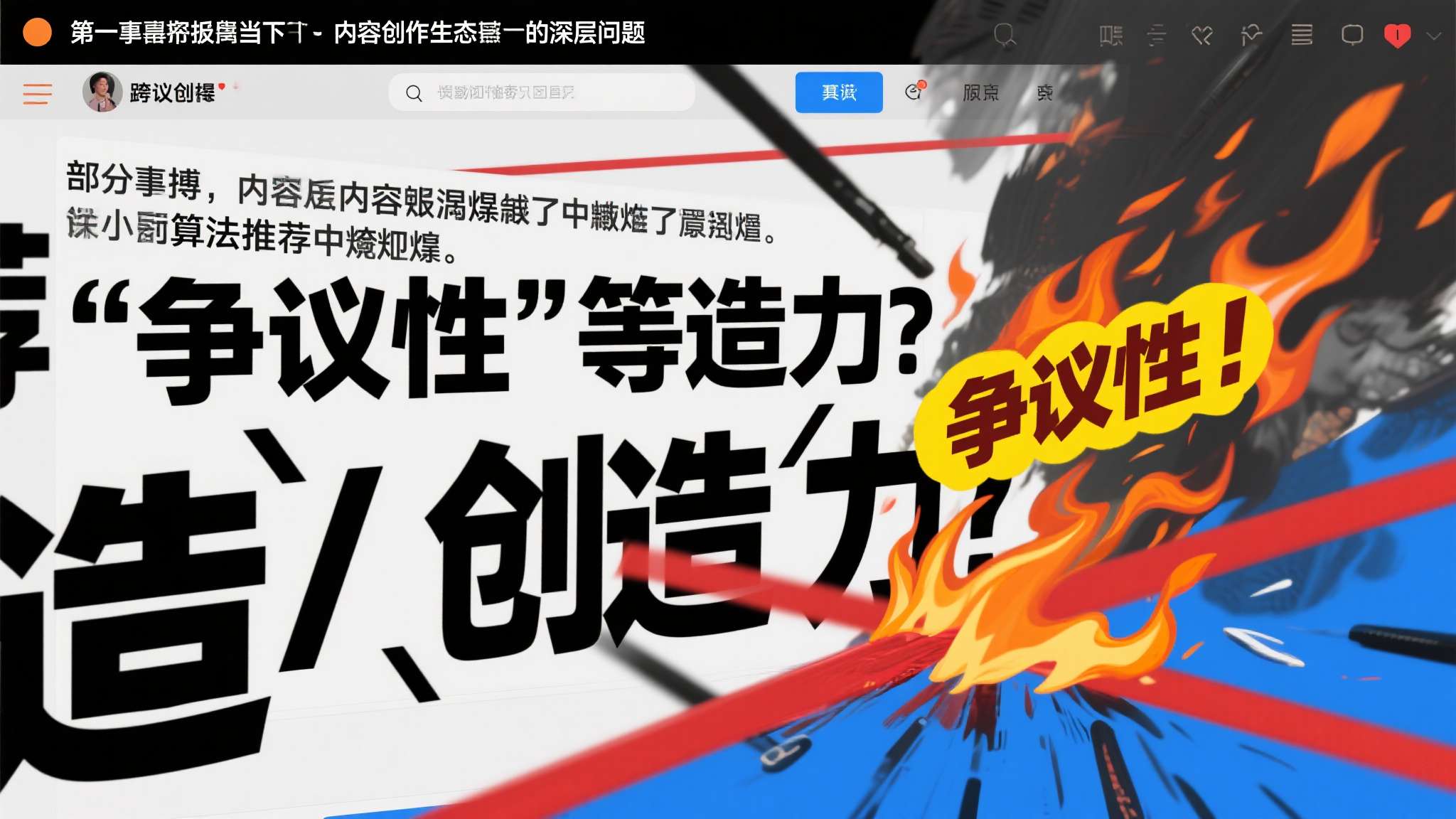 这一事件折射出当下内容创作生态中的深层问题。部分博主将"争议性"等同于"创造力"